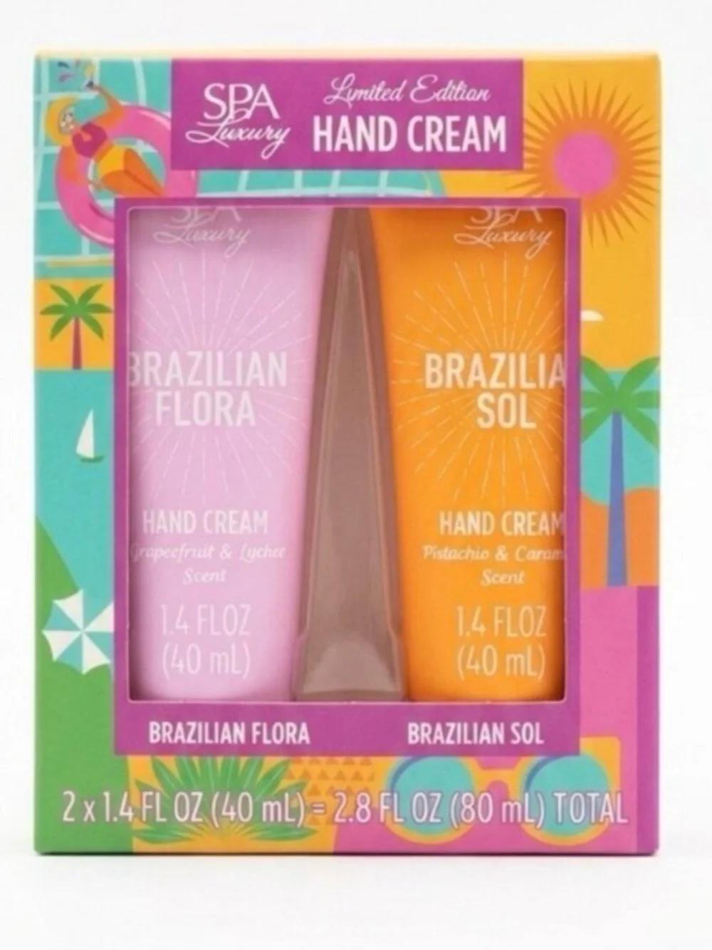 SPA Luxury Limited Edition Hand Cream Duo NWT